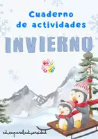 Vista previa - Unidades / Secuencias / Situaciones de Aprendizaje - CUADERNO DE INFANTIL " EL INVIERNO" - Portada
