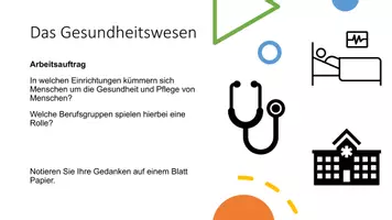 Vorschau - Arbeitsblätter - Das Gesundheitswesen - Einrichtungen des Gesundheitswesens - Seite 3