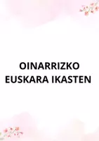 Vista previa - Hojas de trabajo - EUSKARA IKASTEN 1 - Portada