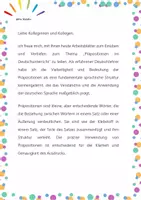 Vorschau - Arbeitsblätter - Präpositionen - diverse Aufgaben (für Deutsch, DaF, DaZ) - Seite 2