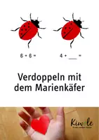 Vorschau - Interaktives Material - Verdoppeln mit dem Marienkäfer (Interactive) - Deckblatt