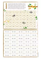 Vista previa - Juegos / Gamificación - Adición y sustracción hasta 1000 - Juego - página 1