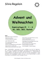 Vorschau - Arbeitsblätter - Advent: Besondere Tage im Dezember - Kl. 1 - 6 - Deckblatt