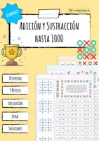 Vista previa - Juegos / Gamificación - Adición y sustracción hasta mil - Juego - Portada