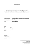 Vorschau - Stundenentwürfe - Unterrichtsentwurf Gelenke (Unser Körper) - Seite 3
