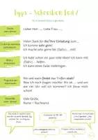 Vista previa - Presentaciones - Schreiben Teil 1 und 2 Goethe-Zertifikat Fit in Deutsch A2 für Jugendliche - página 1
