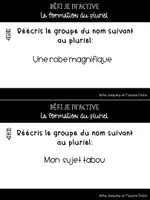 Aperçu - Jeux - Défi je m'active: la formation du pluriel - Page 2