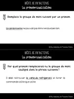 Aperçu - Jeux - Défi Je m'active: La pronominalisation - Page 2