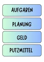 Vorschau - Präsentationen/Tafelbilder - Haushaltsführung - Tafelkarten mit Begriffen und Bildern / Diskussion - Seite 3