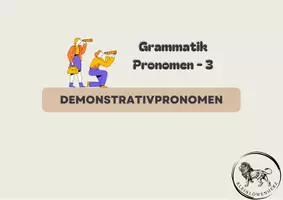 Vorschau - Poster - M3 Demonstrativpronomen (erweitert) Deutsch / DaZ - Grammatik - Seite 1