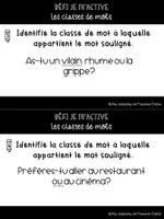 Aperçu - Jeux - Défi je m'active_Les classes de mots - Page 2