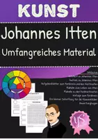 Vorschau - Arbeitsblätter - Kunst: Johannes Itten Farbtheorie Farbkreis - Deckblatt