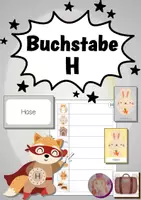 Vorschau - Arbeitsblätter - Buchstaben-Helden: Der Buchstabe H - Deckblatt