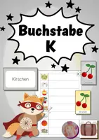 Vorschau - Arbeitsblätter - Buchstaben-Helden: Der Buchstabe K - Deckblatt