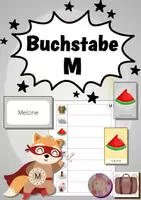 Vorschau - Arbeitsblätter - Buchstaben-Helden: Der Buchstabe M - Deckblatt