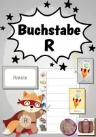 Vorschau - Arbeitsblätter - Buchstaben-Helden: Der Buchstabe R - Deckblatt