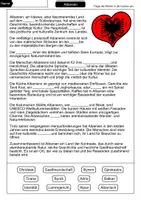 Vorschau - Arbeitsblätter - Lückentext Albanien - Seite 1