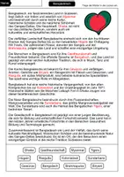 Vorschau - Arbeitsblätter - Lückentext Bangladesch - Seite 2
