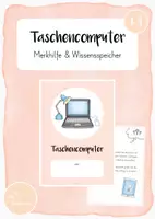Vorschau - Merkblätter - Merkhilfe und Wissensspeicher: Der Taschencomputer - Deckblatt