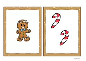 Vorschau - Stationenlernen - Mengen erfassen Weihnachten 1.Klasse, Vorschule Zahlenraum 10 - Seite 1
