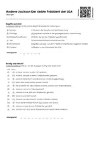 Vorschau - Arbeitsblätter - Andrew Jackson (Lückentext und Übungen) - Seite 2