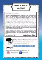 Vorschau - Mal- und Bastelvorlagen - Wintergrüße von Percy Pinguin - Kunstidee im Winter für Klasse 2 bis 5 - Salztechnik und Wasserfarben - Seite 1