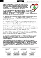 Vorschau - Arbeitsblätter - Lückentext Libanon - Seite 1