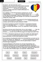 Vorschau - Arbeitsblätter - Lückentext Rumänien - Seite 1