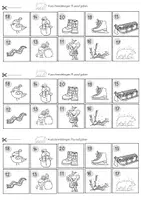 Vorschau - Stationenlernen - Rechnen und kleben Winter Zr 20, Mathe 1.Klasse Arbeitsblätter - Seite 3