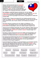 Vorschau - Arbeitsblätter - Lückentext Taiwan - Seite 2
