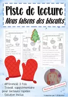 Aperçu - Feuilles d'exercices - Mini Piste de Lecture: Nous faisons des biscuits - Page de couverture