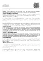 Vorschau - Arbeitsblätter - Atheismus - Infotext und Übungen - Deckblatt
