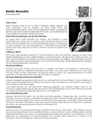Vorschau - Arbeitsblätter - Benito Mussolini - Infotext und Übungen - Deckblatt