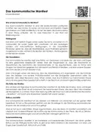Vorschau - Arbeitsblätter - Das kommunistische Manifest - Infotext und Übungen - Deckblatt