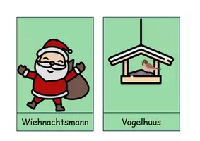 Vorschau - Bildkarten - Bild- und Wortkarten Wiehnachten Niederdeutsch - Seite 3