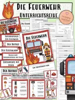Vorschau - Unterrichtsreihen - Die Feuerwehr - Unterrichtsreihe (Kl. 3/4) - Deckblatt
