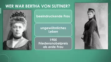 Vorschau - Präsentationen/Tafelbilder - Bertha von Suttner (Präsentation und H5P) - Seite 2