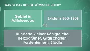 Vorschau - Präsentationen/Tafelbilder - Das Heilige Römische Reich (Präsentation und H5P) - Seite 1