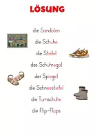 Vorschau - Arbeitsblätter - Vokale einsetzen "Im Schuhgeschäft" Einkaufen - DaZ / DaF / Deutsch - Seite 3