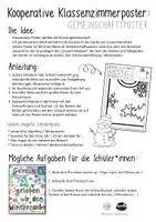 Vorschau - Mal- und Bastelvorlagen - Gemeinschaftsbild / kooperatives Poster - Winter / Winterzeit / Winterzauber - Seite 2