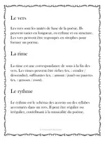 Aperçu - Préparation de séance / Séance complète - Cahier de poésie - Page 2