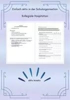 Vorschau - Anderer Materialtyp - kollegiale Hospitationen - komplettes Paket - Deckblatt