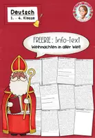 Vorschau - Arbeitsblätter - FREEBIE: Infotext "Weihnachten in aller Welt" (1.-4. Klasse) - Deckblatt
