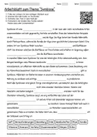 Vorschau - Arbeitsblätter - Arbeitsblatt "Symbiose" + interaktive Lösung & MP3 + Infografik - Deckblatt