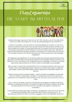 Vorschau - Stundenentwürfe - Die Stadt im Mittelalter - Phantasiereise - Seite 1