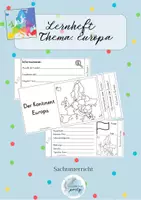 Vorschau - Arbeitsblätter - Lernheft Europa - Deckblatt
