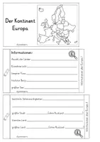 Vorschau - Arbeitsblätter - Lernheft Europa - Seite 3