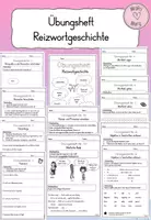 Vorschau - Arbeitsblätter - Reizwortgeschichte Übungsheft Deutsch Klasse 3/4 - Deckblatt