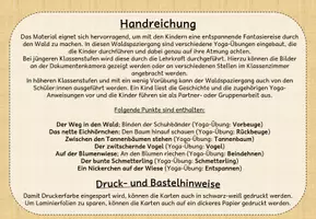 Vorschau - Spiele - Stationskarten: Achtsamer Waldspaziergang (Klasse 1-4) - Seite 1