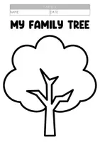 Vista previa - Hojas de trabajo - Learning the family: My family tree - Portada